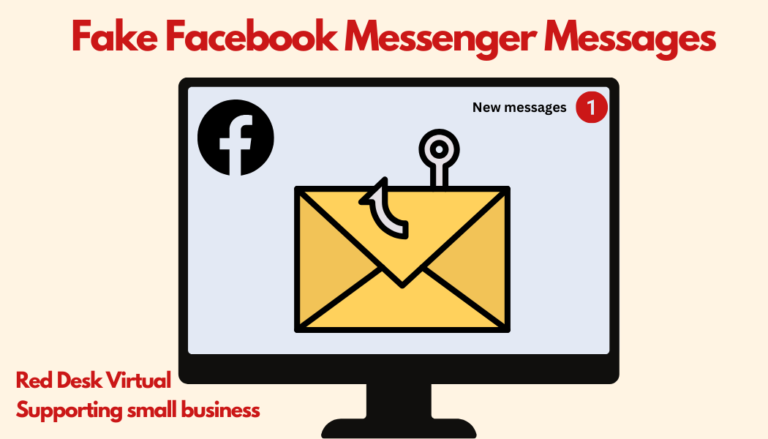 Fake Facebook Messenger Messages - Reddesk Virtual Assistant Services