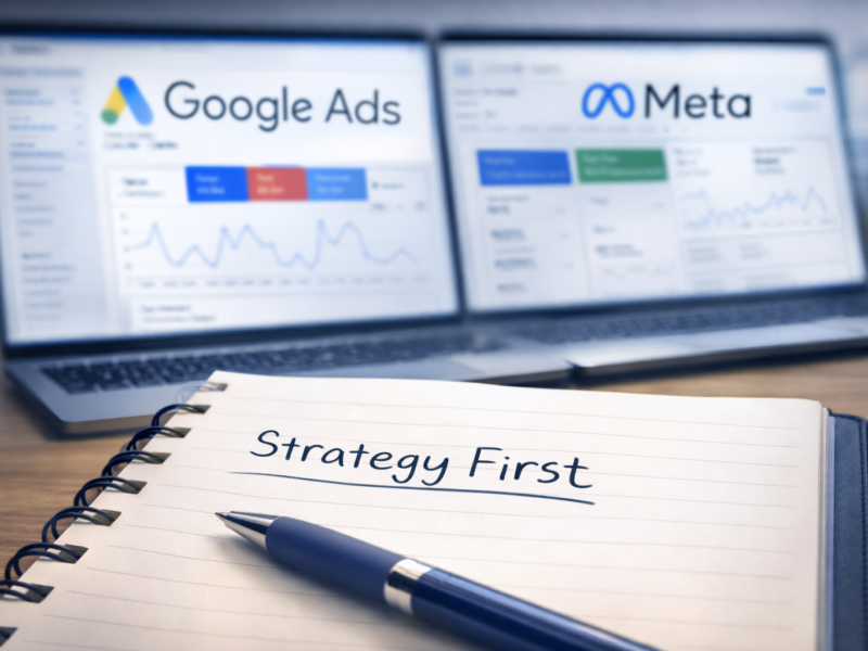 digital marketing strategy before running google or meta ads for small businesses in buckinghamshire